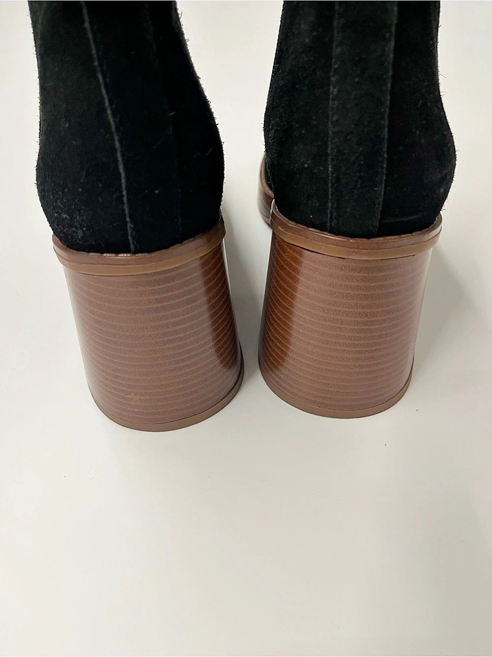 Copper Key Black Leather Ankle Boots US 8M - Picture 7 of 11